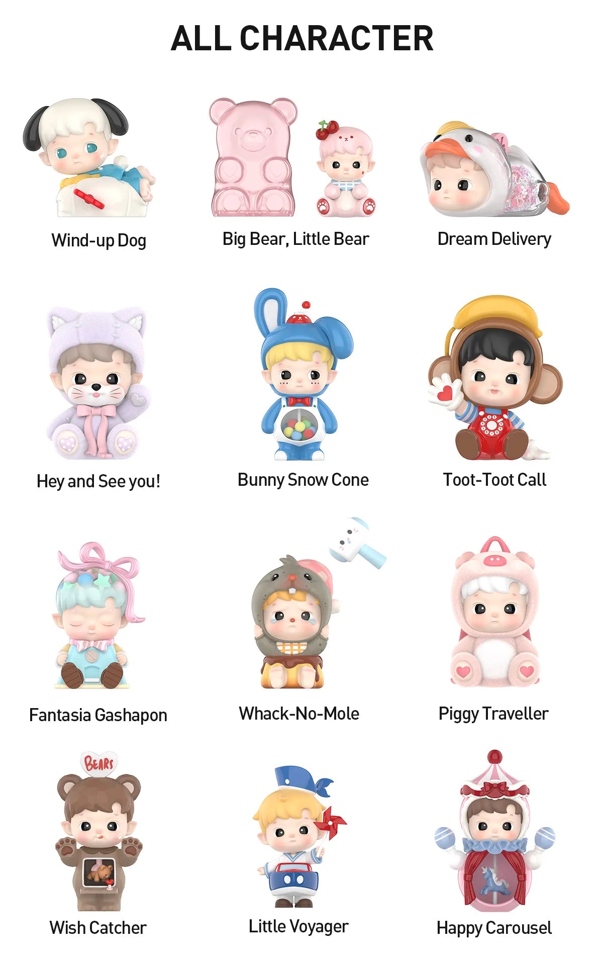 Pop Mart Hacipupu Rolling Time Machine Series – Blind Box - Sweeterlook