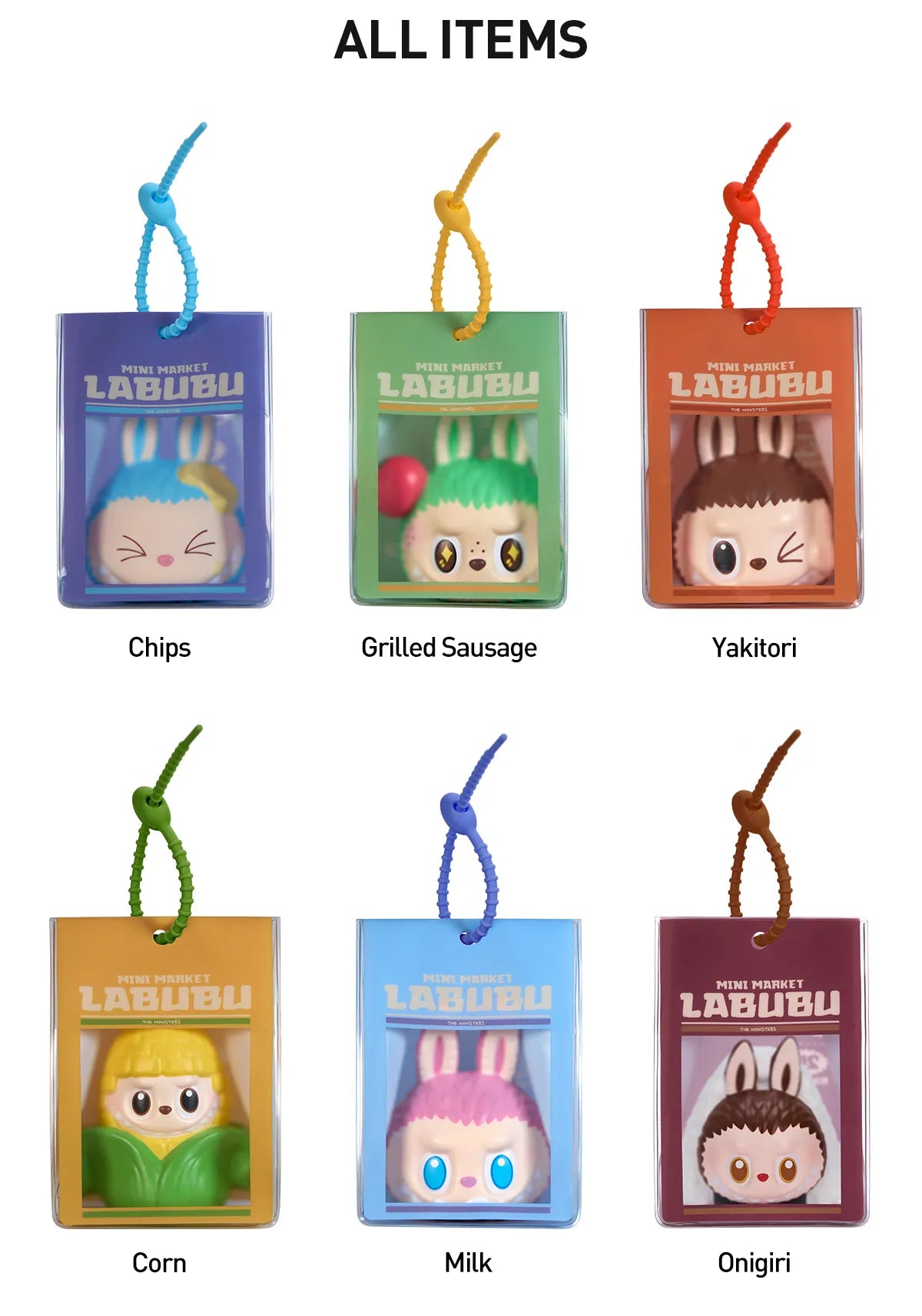 Pop Mart Labubu The Monsters – Wacky Mart Series Pinch Pendant Squishy Charm (Blind Box)