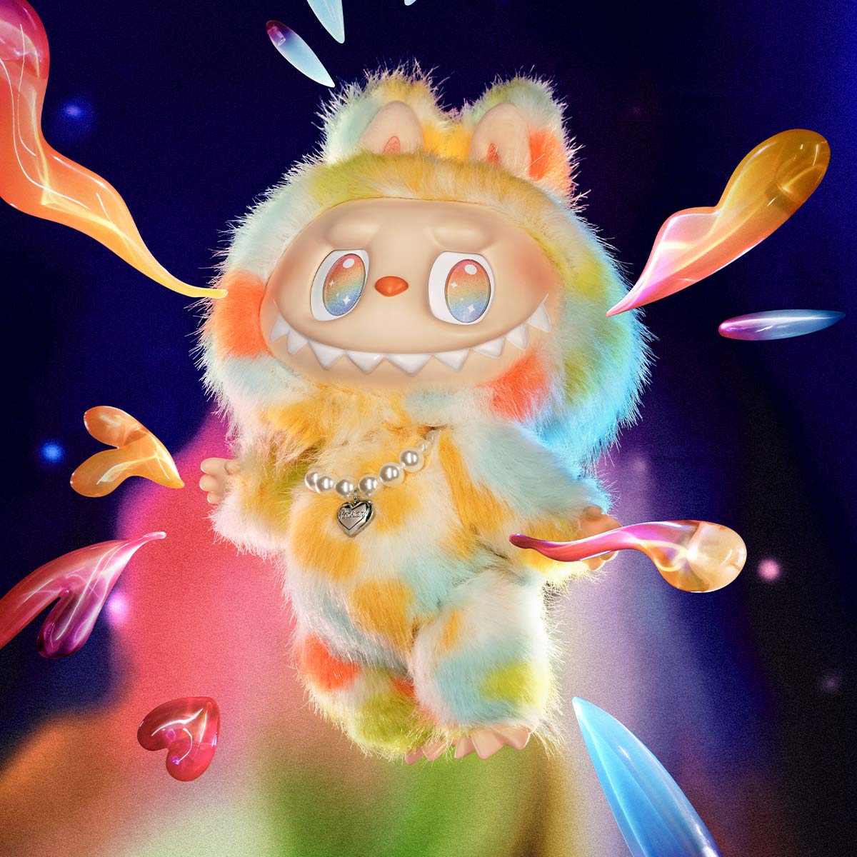 Pop Mart Labubu The Monsters Big Into Energy Series - ROCK THE UNIVERSE Vinyl Plush Doll