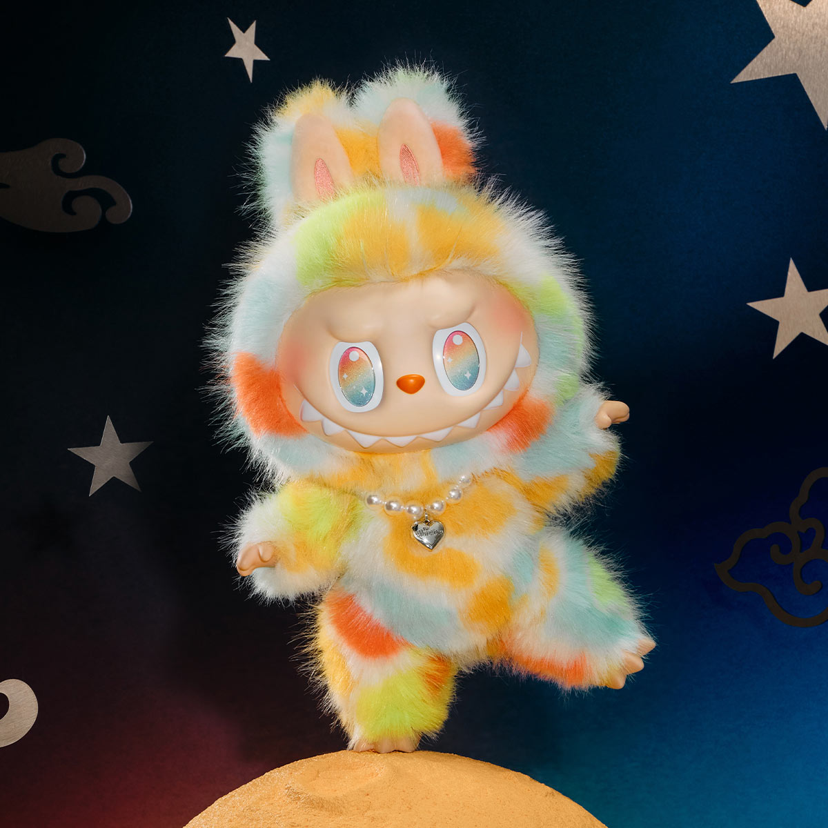 Pop Mart Labubu The Monsters Big Into Energy Series - ROCK THE UNIVERSE Vinyl Plush Doll
