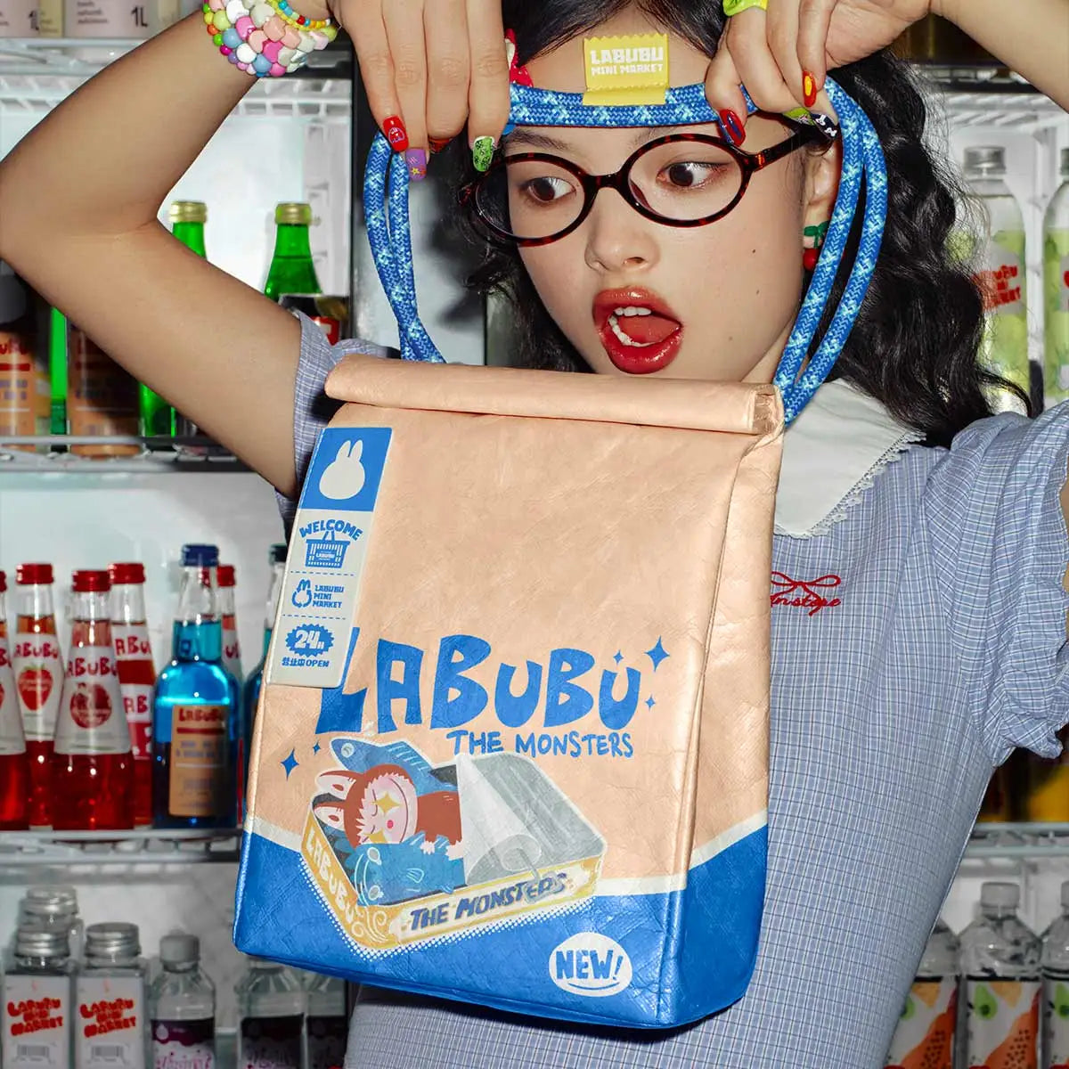 Pop Mart Labubu The Monsters Wacky Mart Series-Messenger Bag - Sweeterlook