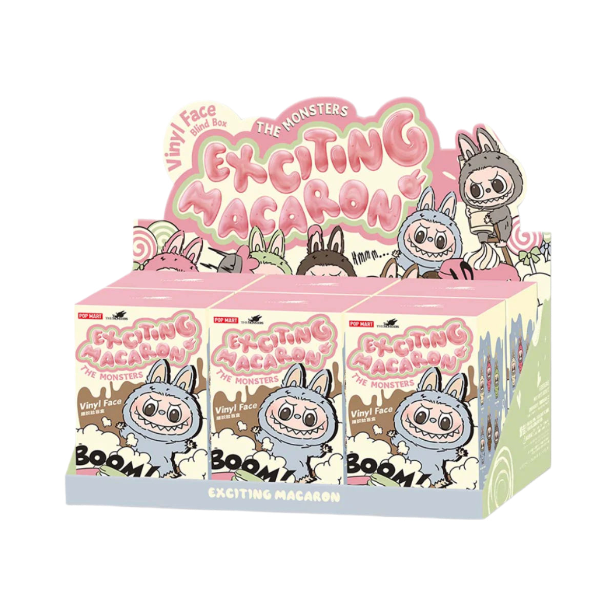 Labubu The Monsters Exciting Macaron collectible blind box by Pop Mart – pastel toy figure, original sealed