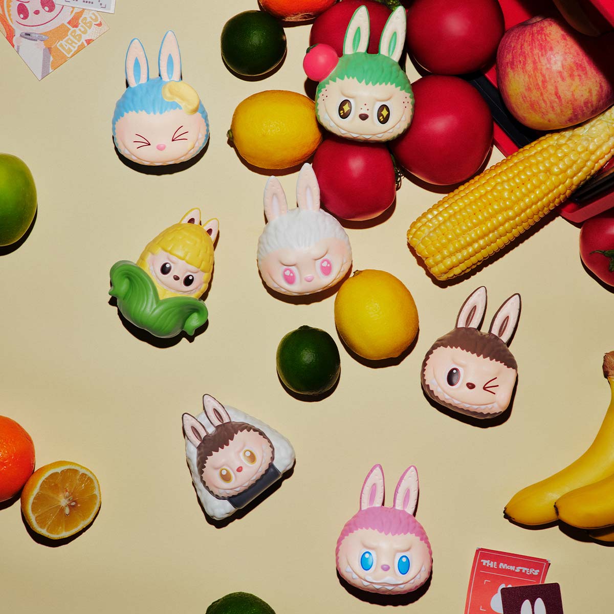 Pop Mart Labubu The Monsters – Wacky Mart Series Pinch Pendant Squishy Charm (Blind Box)