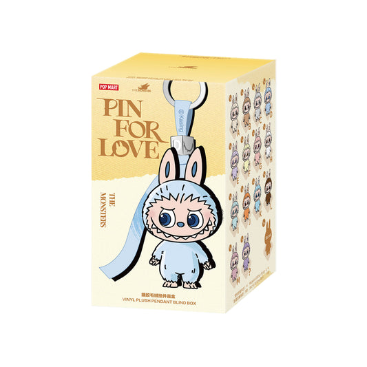 Pop Mart Labubu THE MONSTERS PIN FOR LOVE SERIES V4 – Vinyl Plush Pendant Blind Box